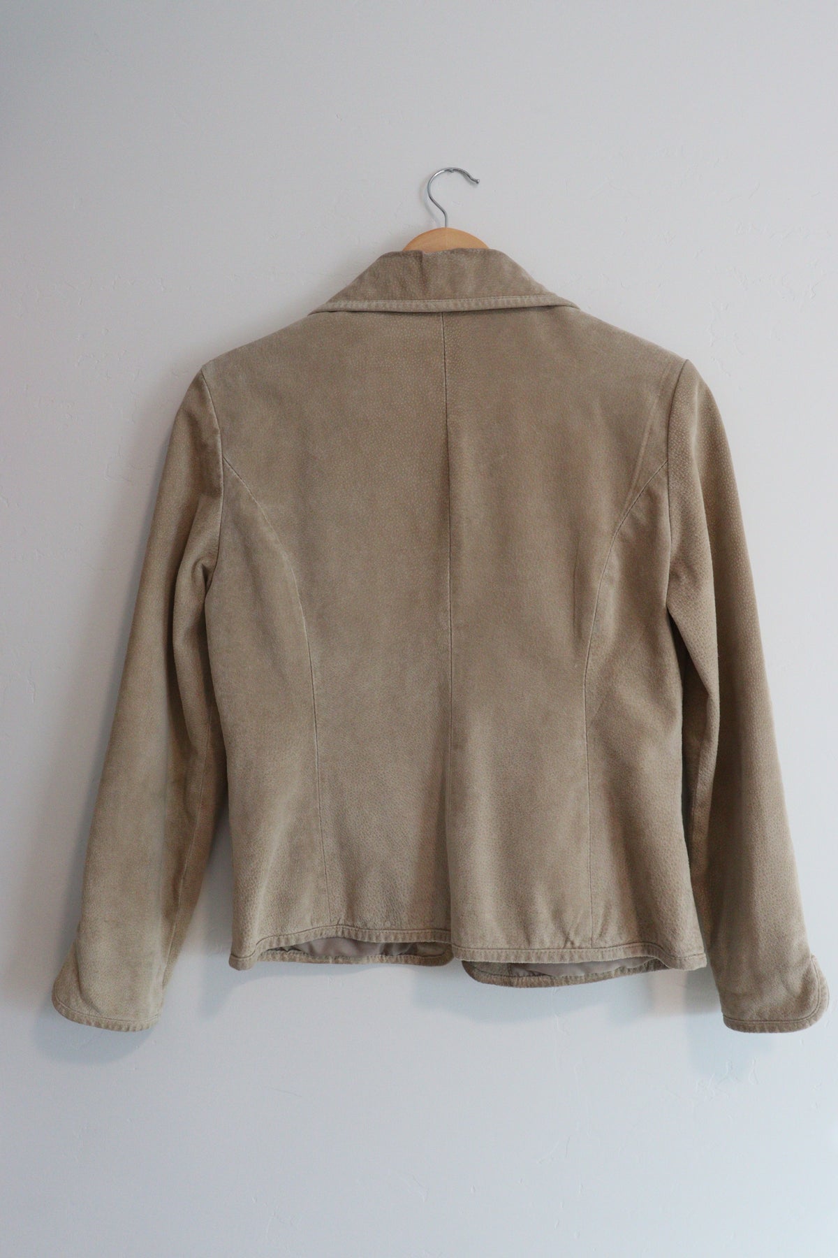 Vintage tan leather jacket SMALL