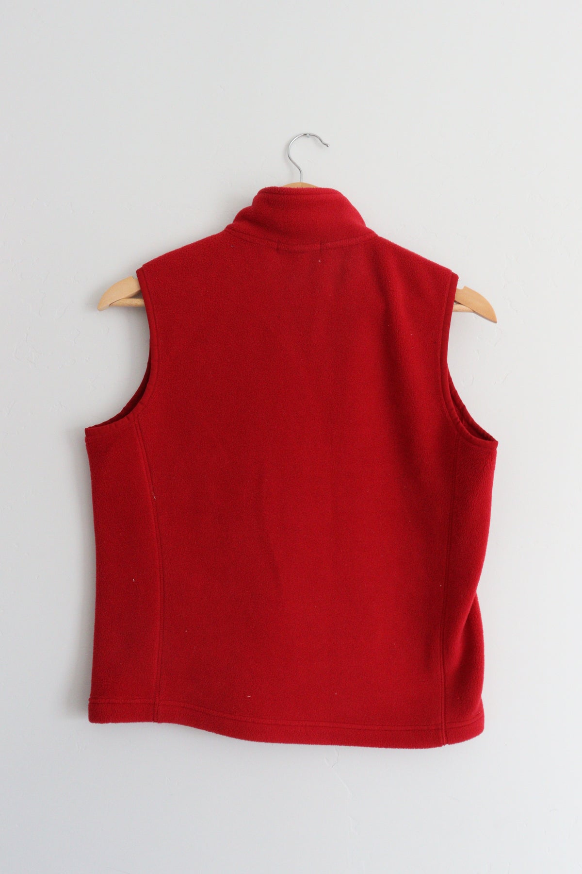 Red fleece star vest SMALL