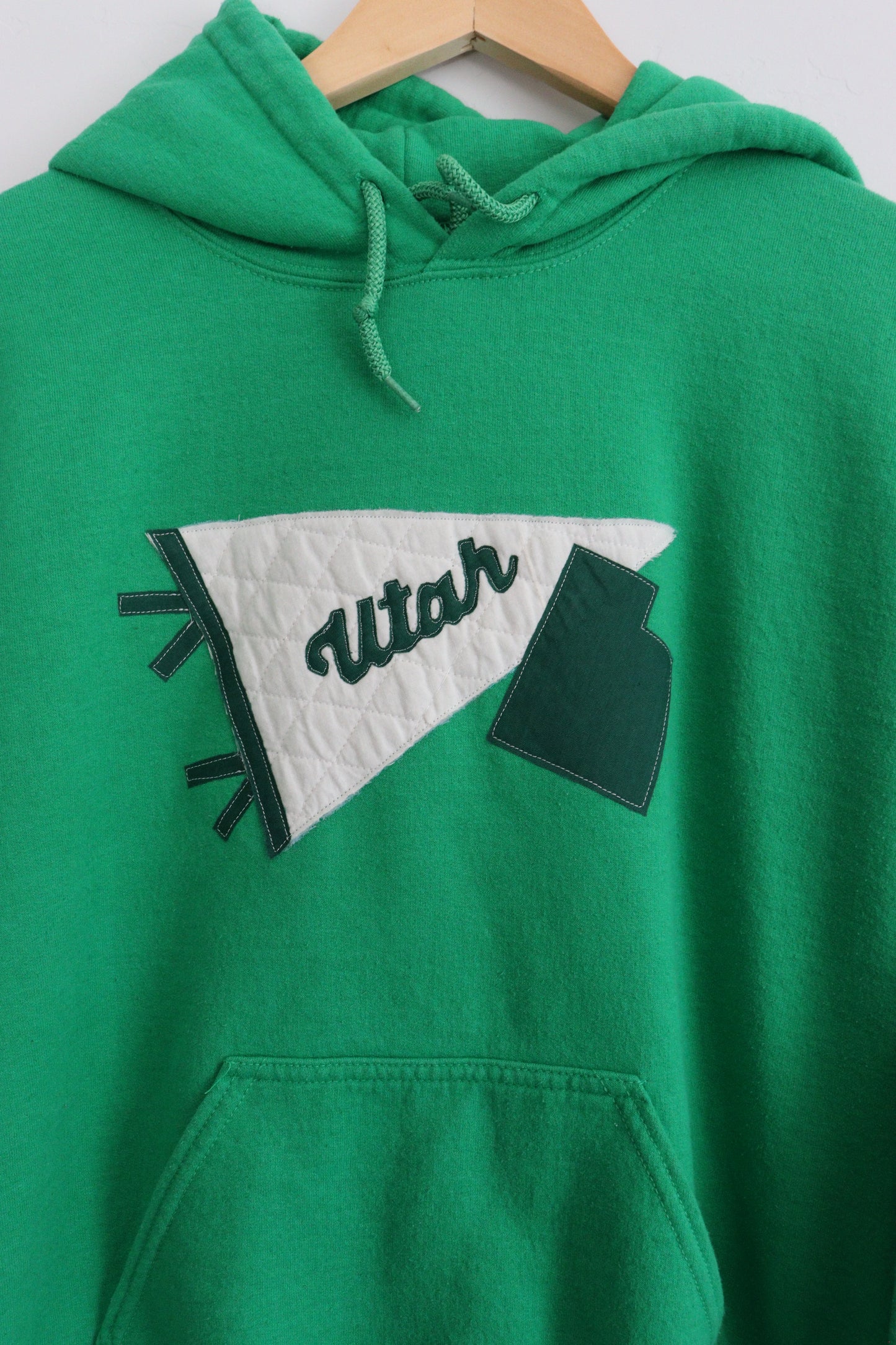 Green utah hoodie SMALL