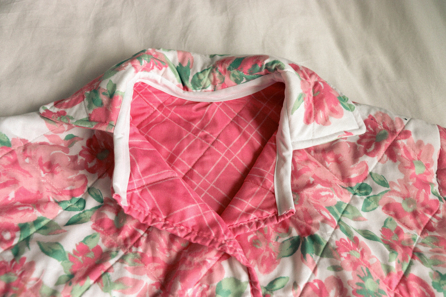 Floral blanket jacket M/L
