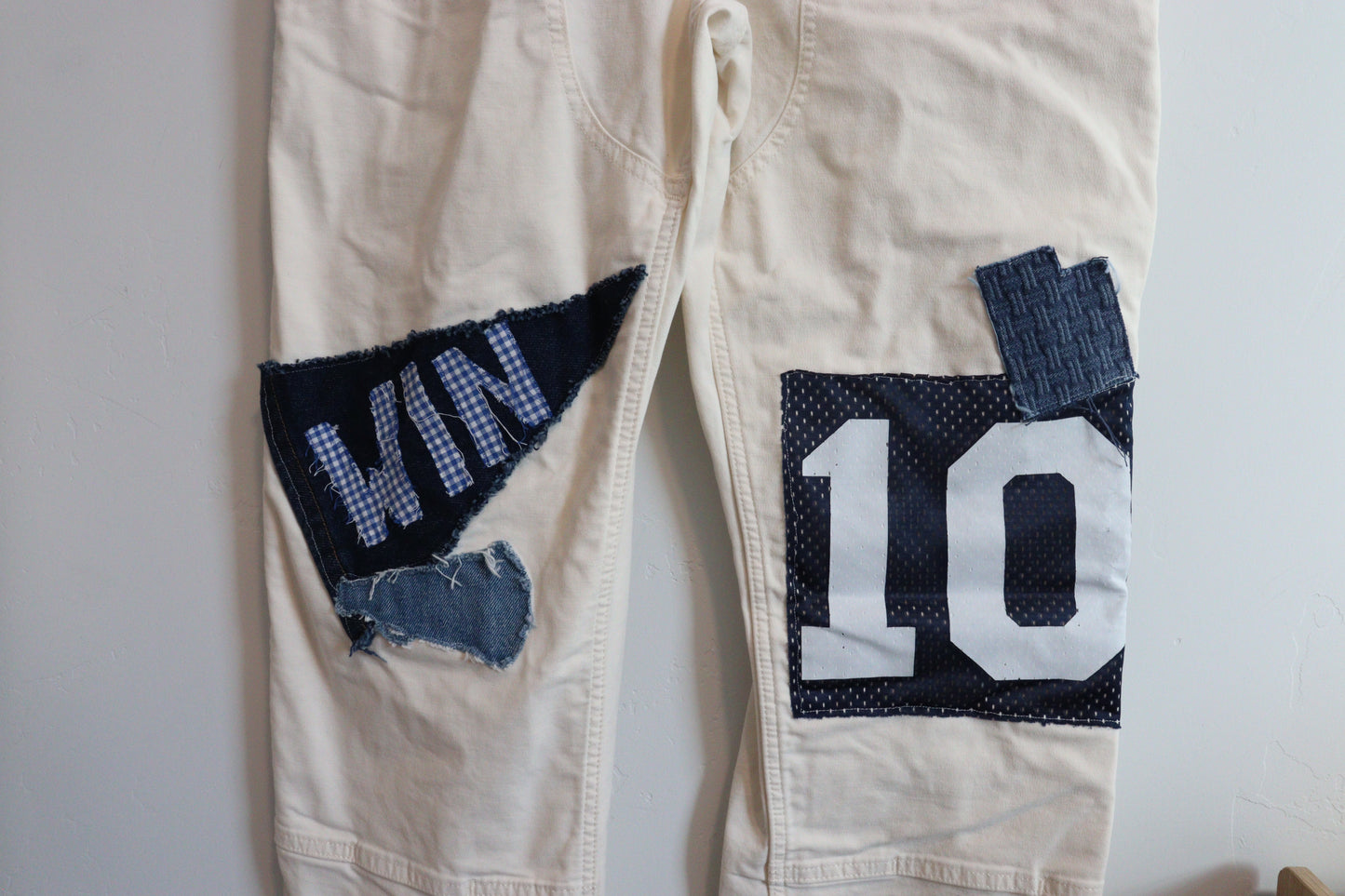 White carhartt overalls rework XL