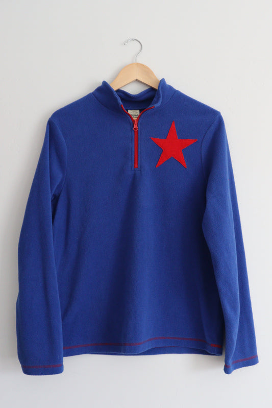 Fleece jacket with skis MEDIUM