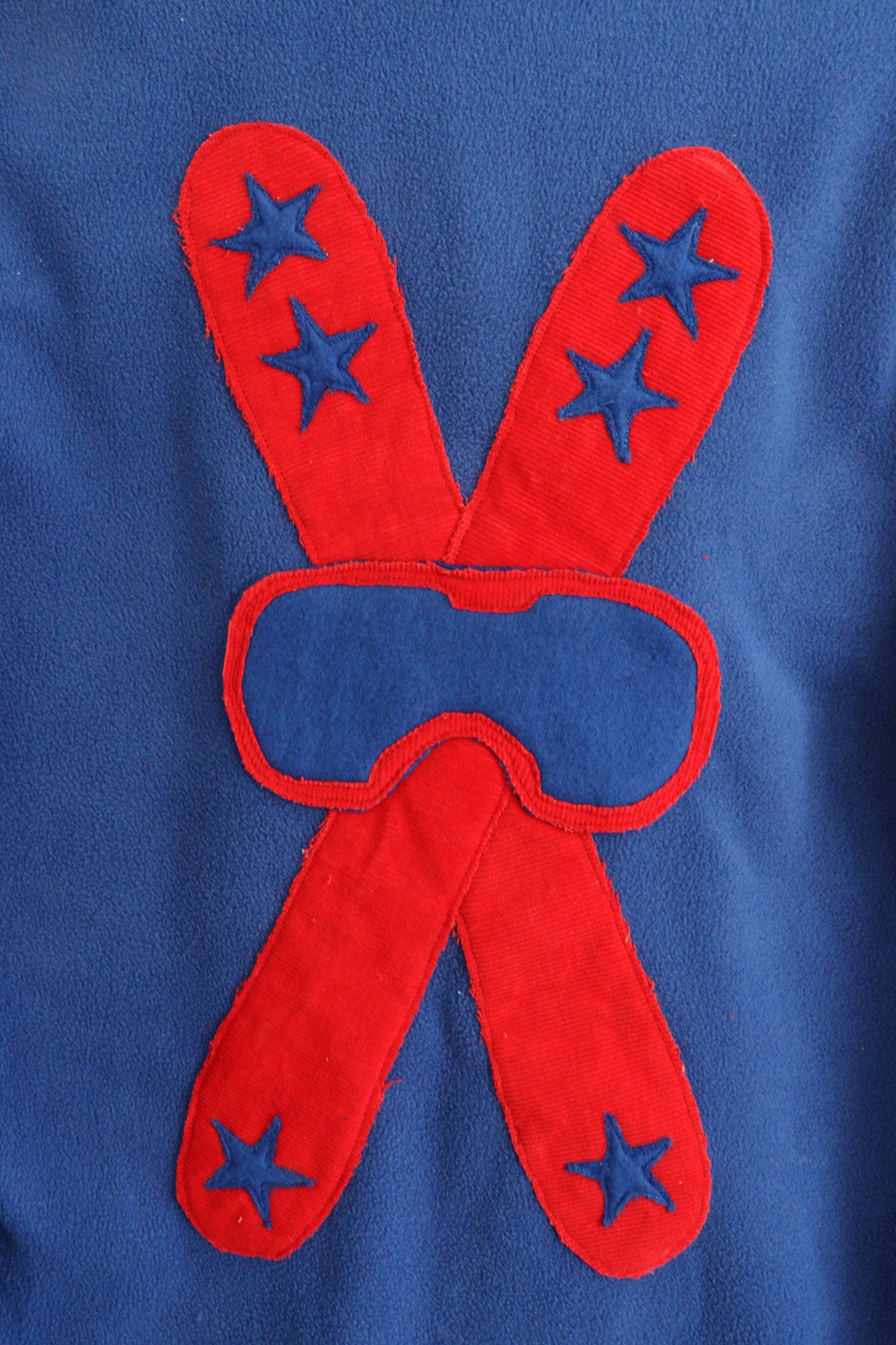 Fleece jacket with skis MEDIUM