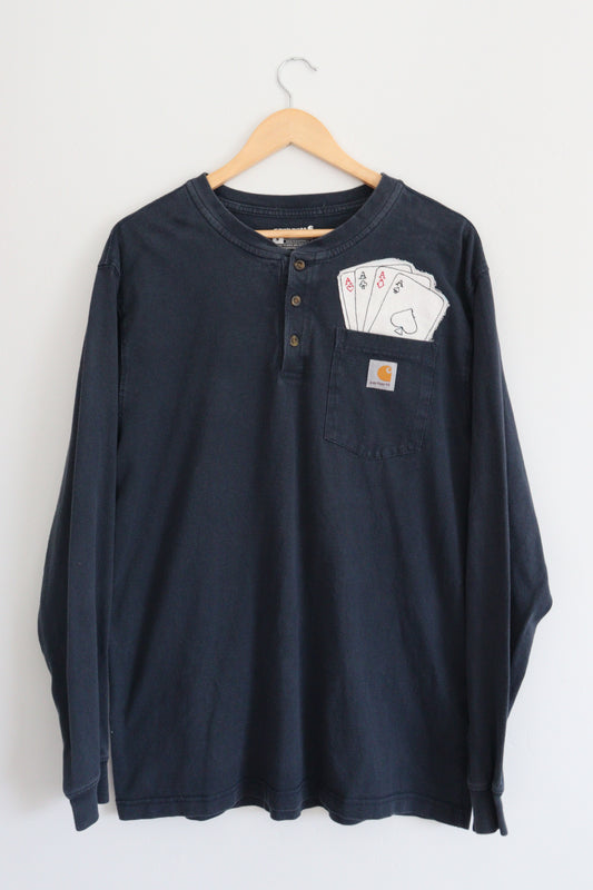 Carhartt shirt pocket aces MEDIUM