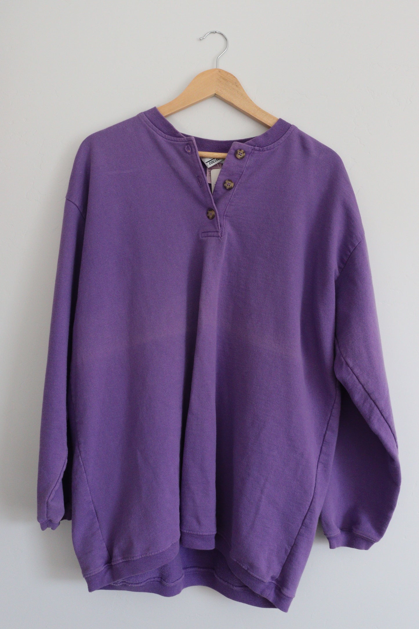 Quilted star sweatshirt LARGE