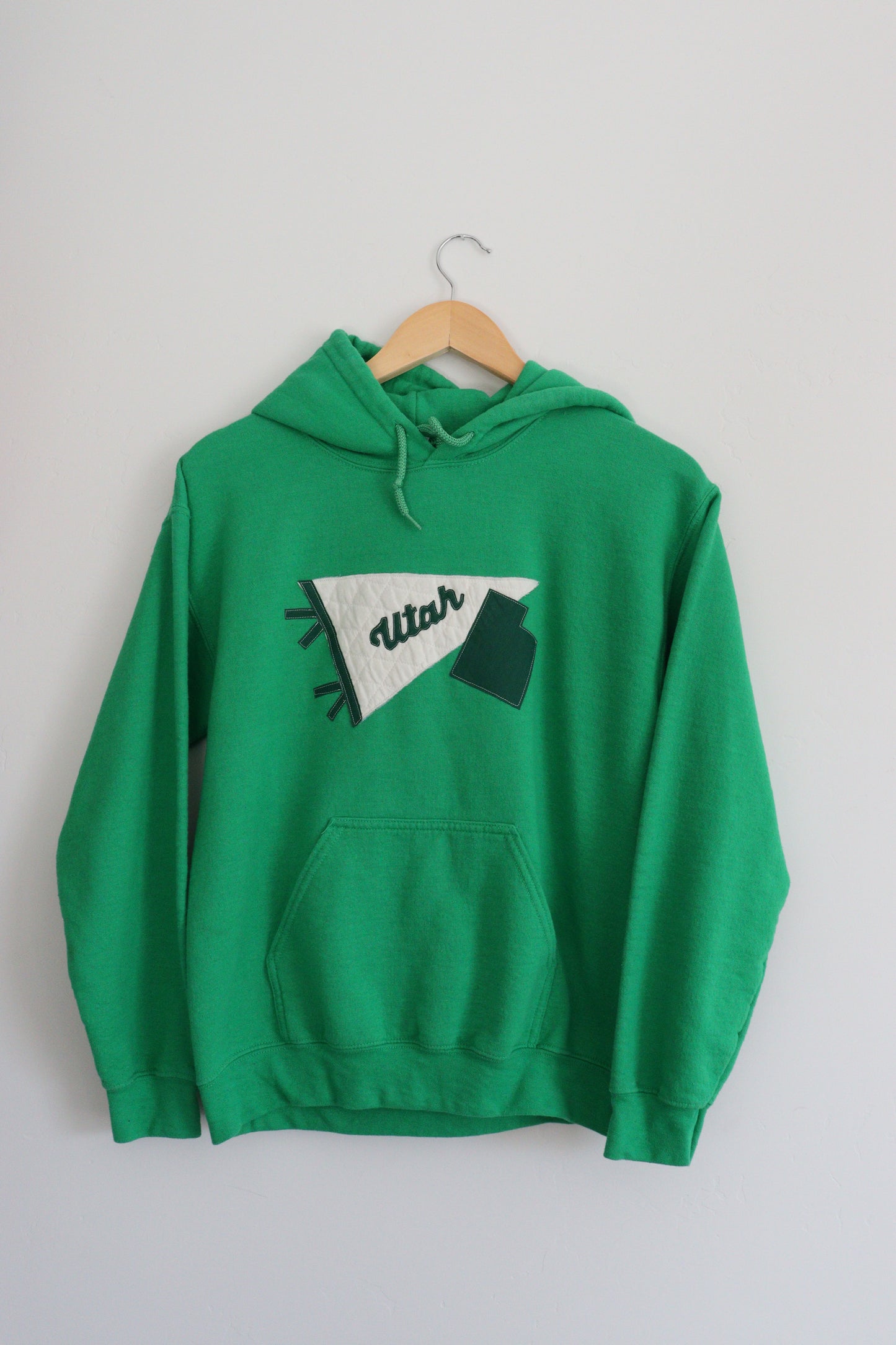Green utah hoodie SMALL