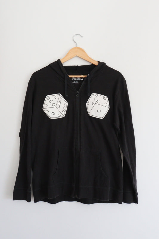 Dice boobs zip up MEDIUM