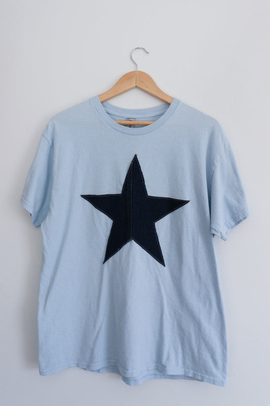 Denim star tee LARGE