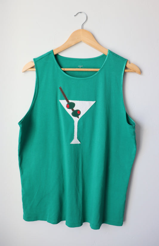 Green martini tank 1XL